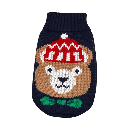 Bear Warm Knitted Pet Dogs Cats Sweater Winter Clothes